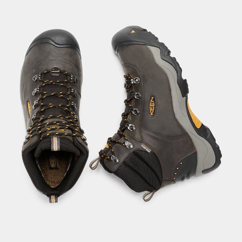 Botas De Montaña Keen Hombre Colombia - Keen Revel III Marrones Oscuro (URONY8604)